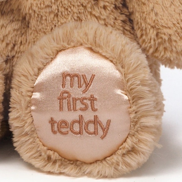 Gund My First Teddy Plush Stuffed Animal Baby Soft Cuddle Buddy Tan 10 inch - Picture 4 of 13